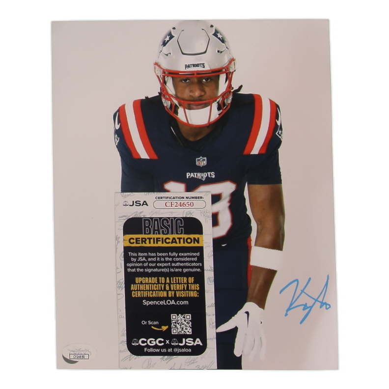 Kyle Williams Signed Patriots 8x10 Photo (JSA) at PristineAuction.com Kyle Williams Signed Patriots 8x10 Photo (JSA) at PristineAuction.com