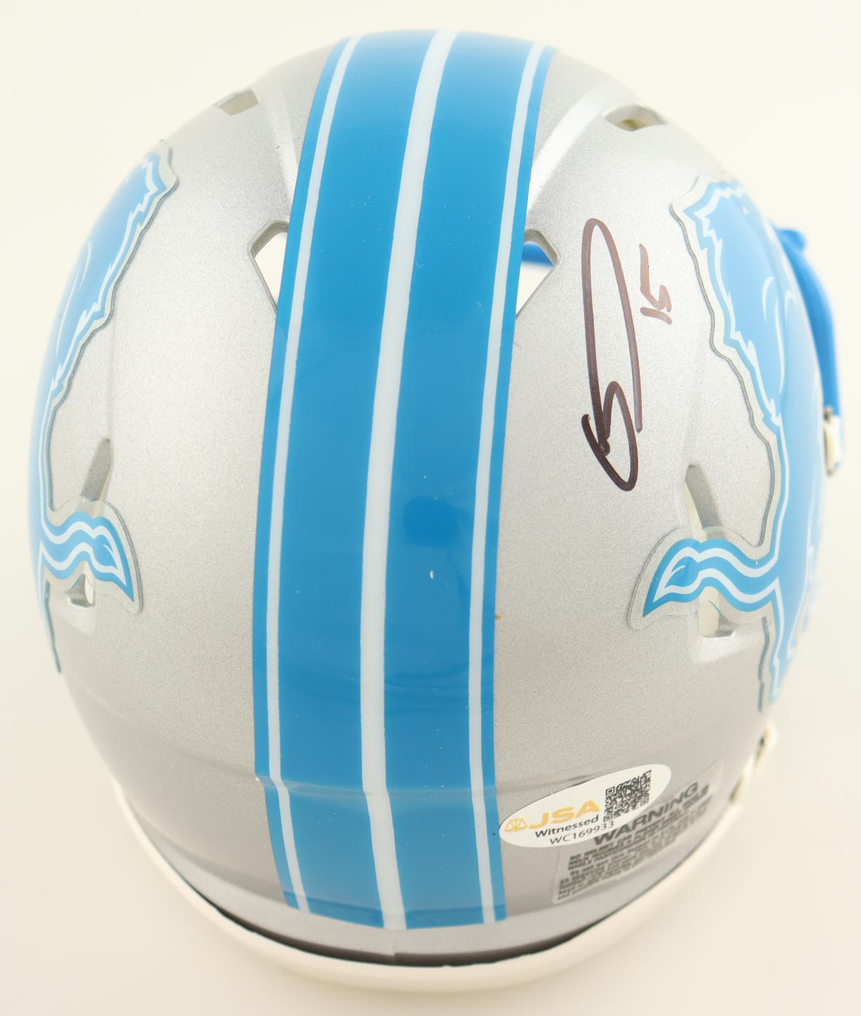 Grant Stuard Signed Lions Speed Mini Helmet (JSA) at PristineAuction.com Grant Stuard Signed Lions Speed Mini Helmet (JSA) at PristineAuction.com