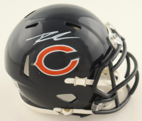 Roschon Johnson Signed Bears Speed Mini Helmet (Beckett) at PristineAuction.com