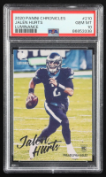 Jalen Hurts 2020 Panini Luminance #210 CHRONICLES RC (PSA 10) at PristineAuction.com