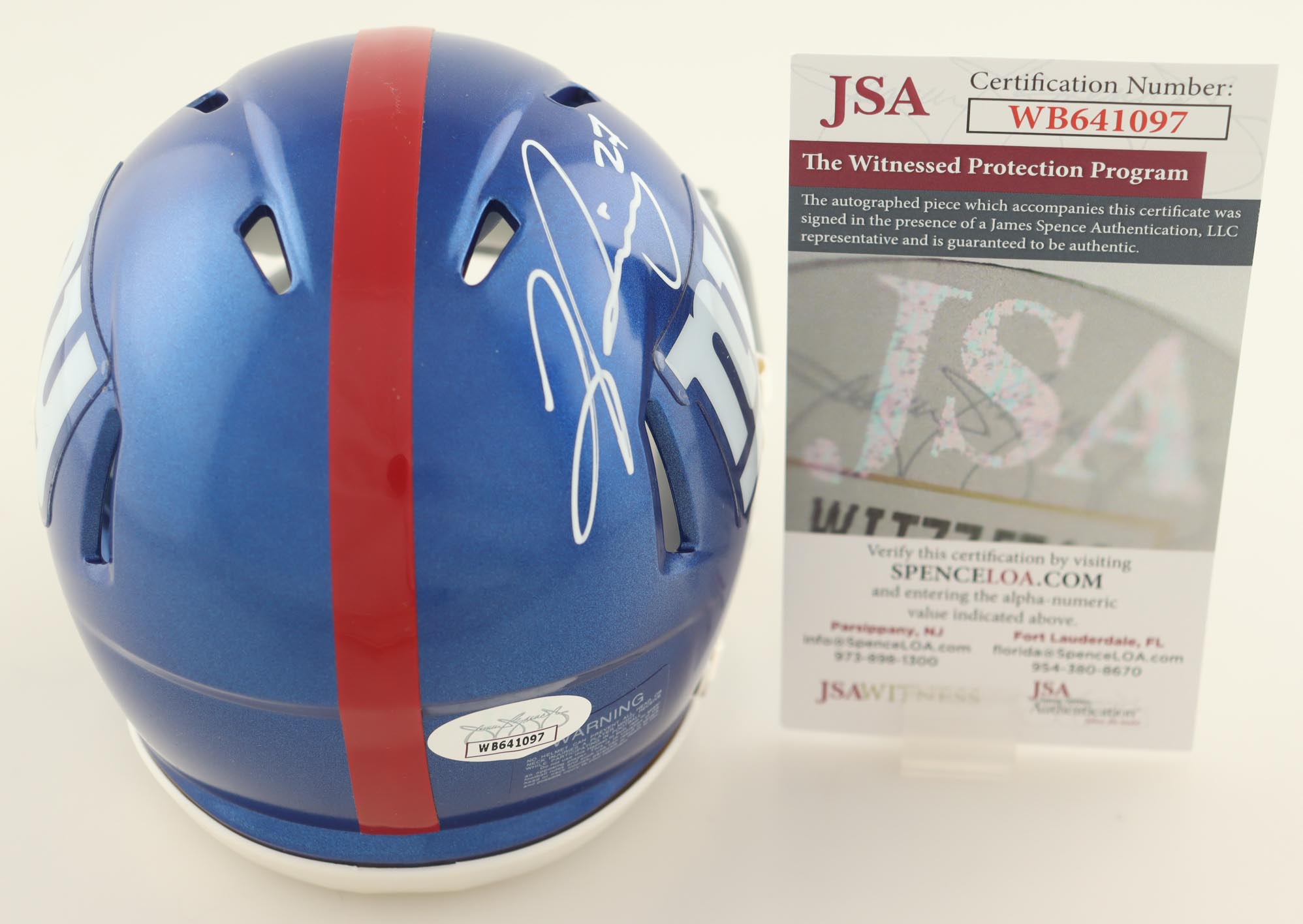 Jason Pinnock Signed Giants Speed Mini Helmet (JSA) at PristineAuction.com Jason Pinnock Signed Giants Speed Mini Helmet (JSA) at PristineAuction.com