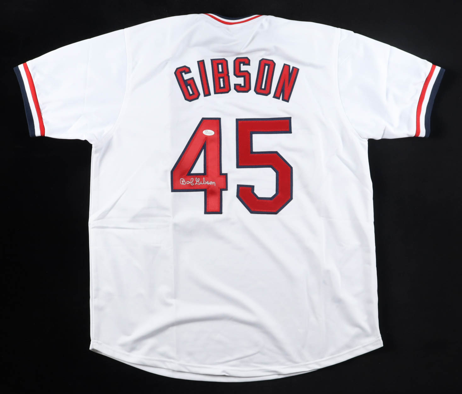Bob GIbson Signed Jersey (JSA) at PristineAuction.com Bob GIbson Signed Jersey (JSA) at PristineAuction.com