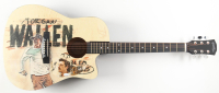 Morgan Wallen Guitar with Signed Custom Insert Pickguard (ACOA) at PristineAuction.com