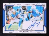 Ladd McConkey 2024 Panini National Treasures Rookie Signatures Field Pass #6 #60/99 RC at PristineAuction.com