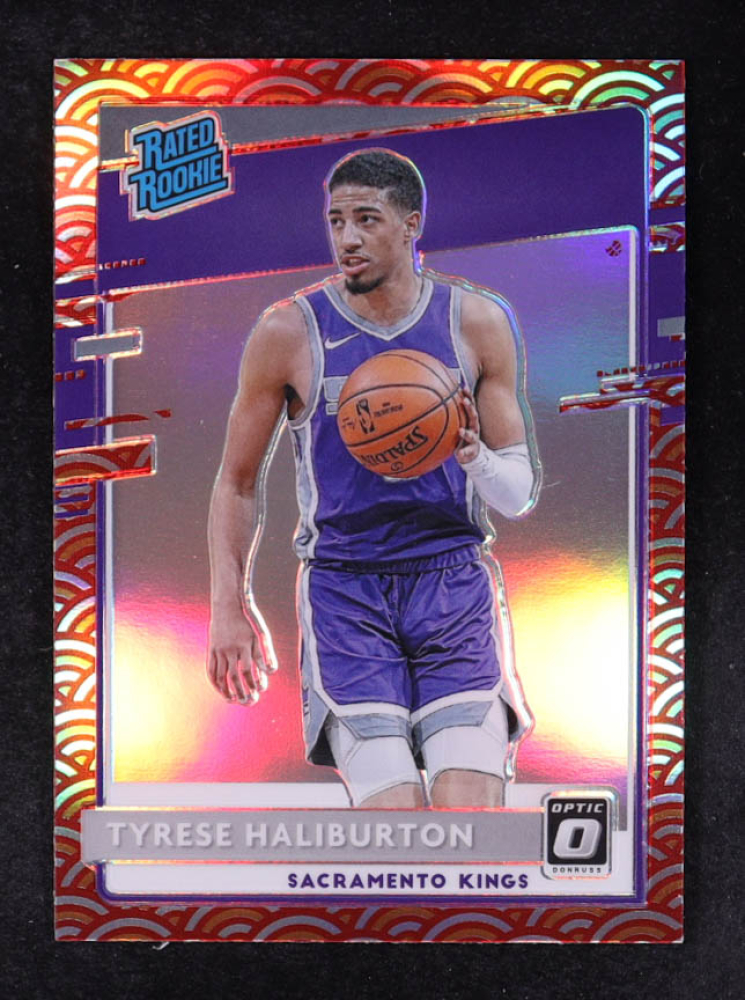 Tyrese Haliburton 2020-21 Donruss Optic Photon #162 RR RC