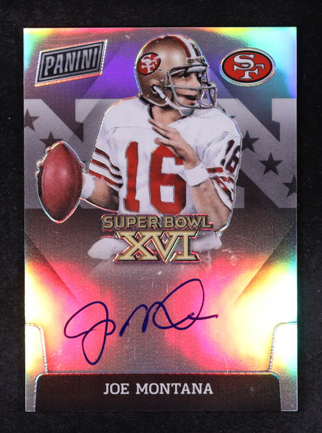 Joe Montana 2021 Panini Super Bowl XVI Signatures #SBXVIJM at PristineAuction.com Joe Montana 2021 Panini Super Bowl XVI Signatures #SBXVIJM at PristineAuction.com