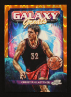 Christian Laettner 2023-24 Topps Cosmic Chrome Galaxy Greats Orange Galactic Refractors #GG34 #21/25 at PristineAuction.com