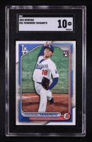 Yoshinobu Yamamoto 2024 Bowman #36 RC (SGC 10) at PristineAuction.com