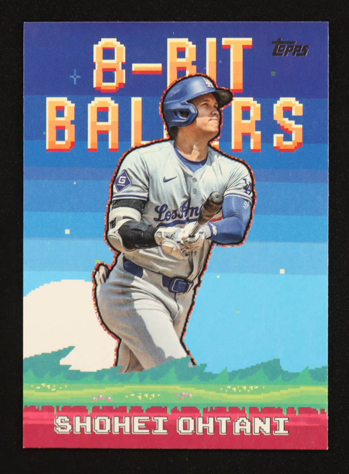 Shohei Ohtani 2025 Topps Celebration 8-Bit Ballers #8B1 at PristineAuction.com Shohei Ohtani 2025 Topps Celebration 8-Bit Ballers #8B1 at PristineAuction.com