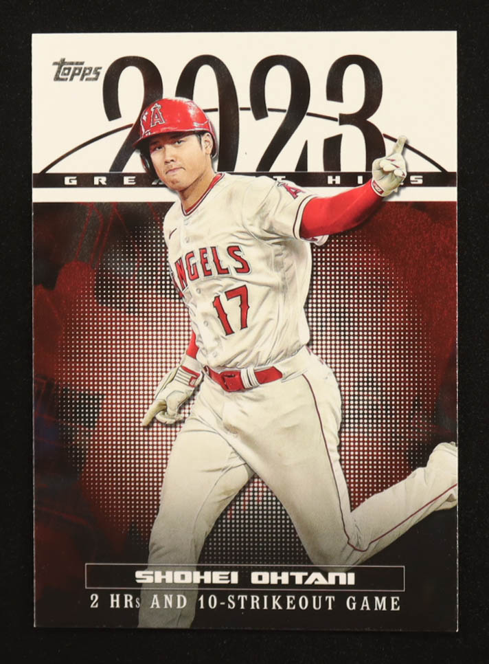 Shohei Ohtani 2024 Topps '23 Greatest Hits #23GH13 at PristineAuction.com Shohei Ohtani 2024 Topps '23 Greatest Hits #23GH13 at PristineAuction.com