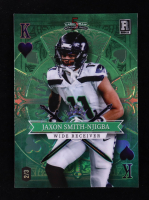 Jaxon Smith-Njigba 2023 Wild Card 5 Card Draw Stacked Deck King Of Hearts Prismatic Green #SDJS RC #2/3 at PristineAuction.com