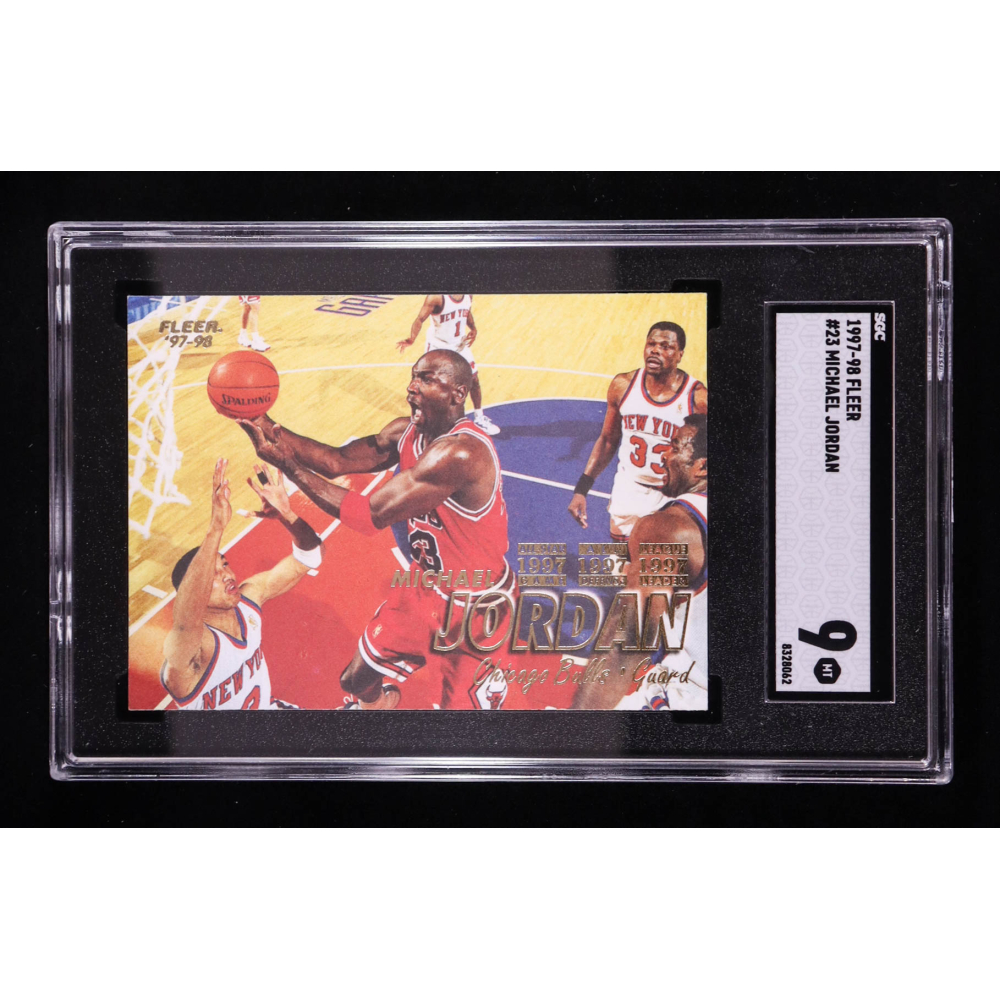 Michael Jordan 1997-98 Fleer #23 (SGC 9) at PristineAuction.com