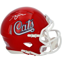 Tetairoa McMillan Signed Arizona Wildcats Speed Mini Helmet (Fanatics) at PristineAuction.com