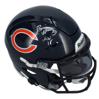 Brian Urlacher Signed Bears Mid-Size Speedflex Helmet Inscribed "HOF 18" (Beckett) at PristineAuction.com