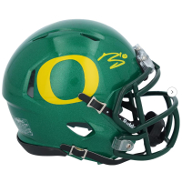 Bo Nix Signed Oregon Ducks Speed Mini Helmet (Fanatics) at PristineAuction.com