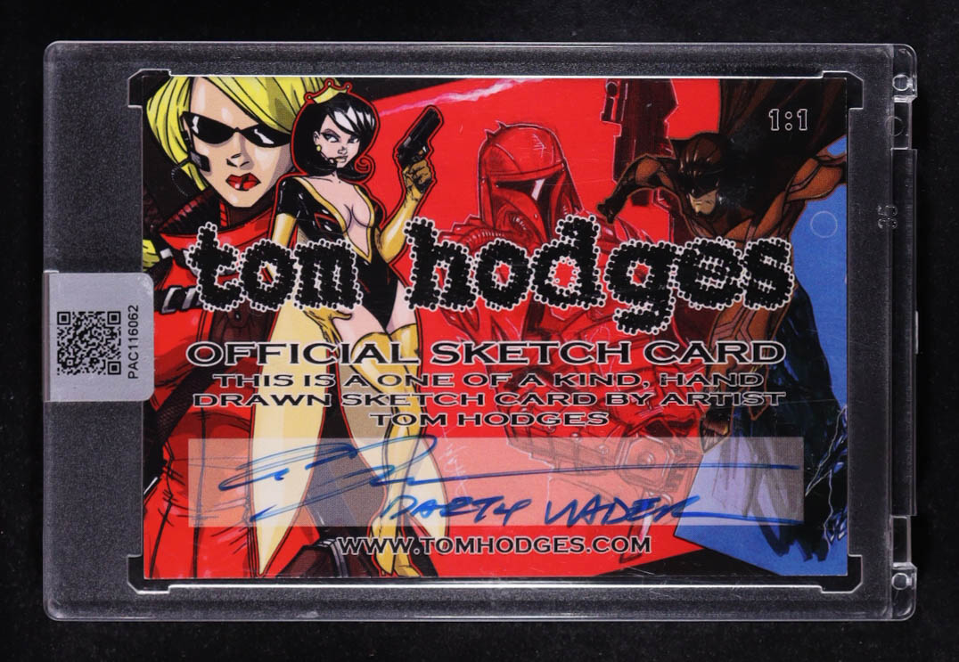 Darth Vader | Star Wars | Sketch Card by Tom Hodges (1/1 Original Art) at PristineAuction.com Darth Vader | Star Wars | Sketch Card by Tom Hodges (1/1 Original Art) at PristineAuction.com