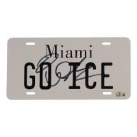 Vanilla Ice Signed "Go Ice" Vanity License Plate (Beckett) at PristineAuction.com