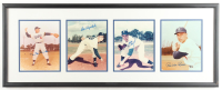 Dodgers Hall of Famers Custom Framed Set of (4) Photos Signed By Pee Wee Reese, Sandy Koufax, Don Drysdale & Duke Snider (JSA) at PristineAuction.com