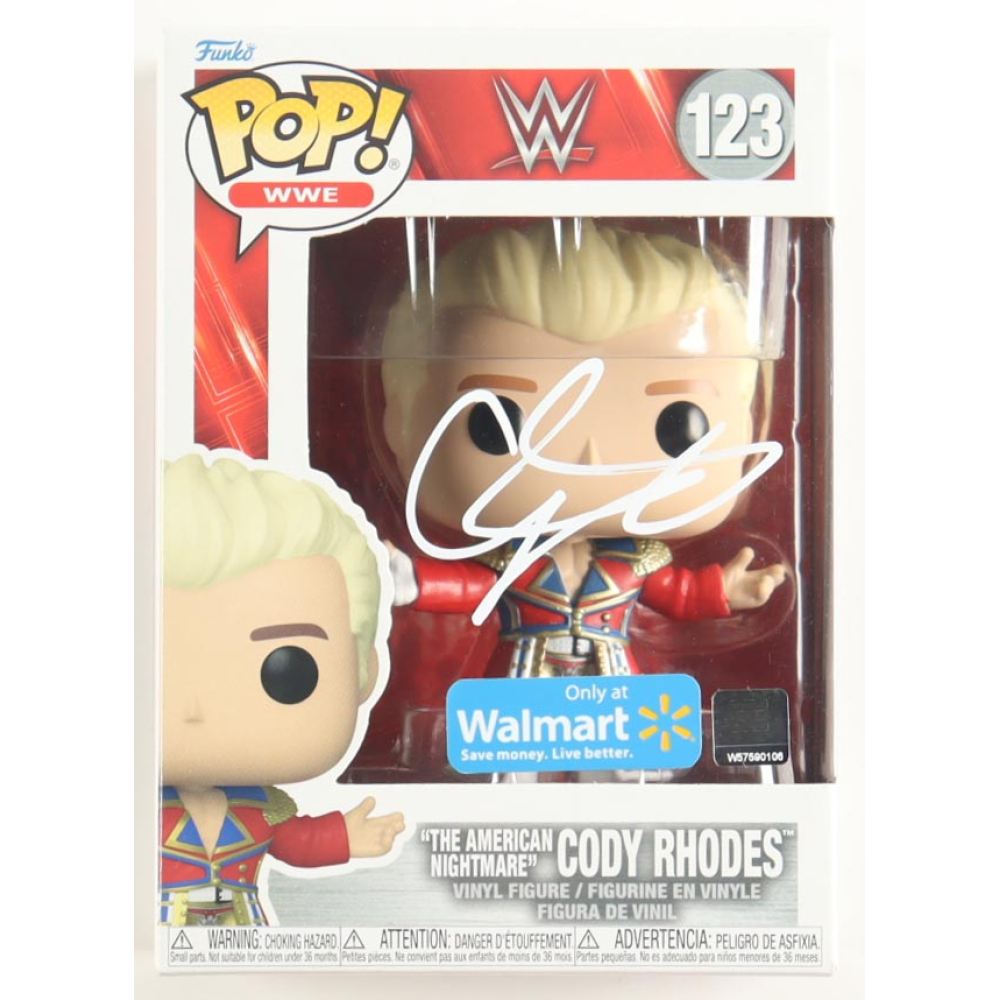 Cody Rhodes Signed WWE #123 "The American Nightmare" Cody Rhodes Funko Pop! Vinyl Figure (Beckett) at PristineAuction.com