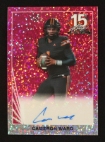 Cam Ward 2025 Leaf National 15th Anniversary 1992 Pink Sparkle Auto #90A-CW1 RC #1/1 at PristineAuction.com