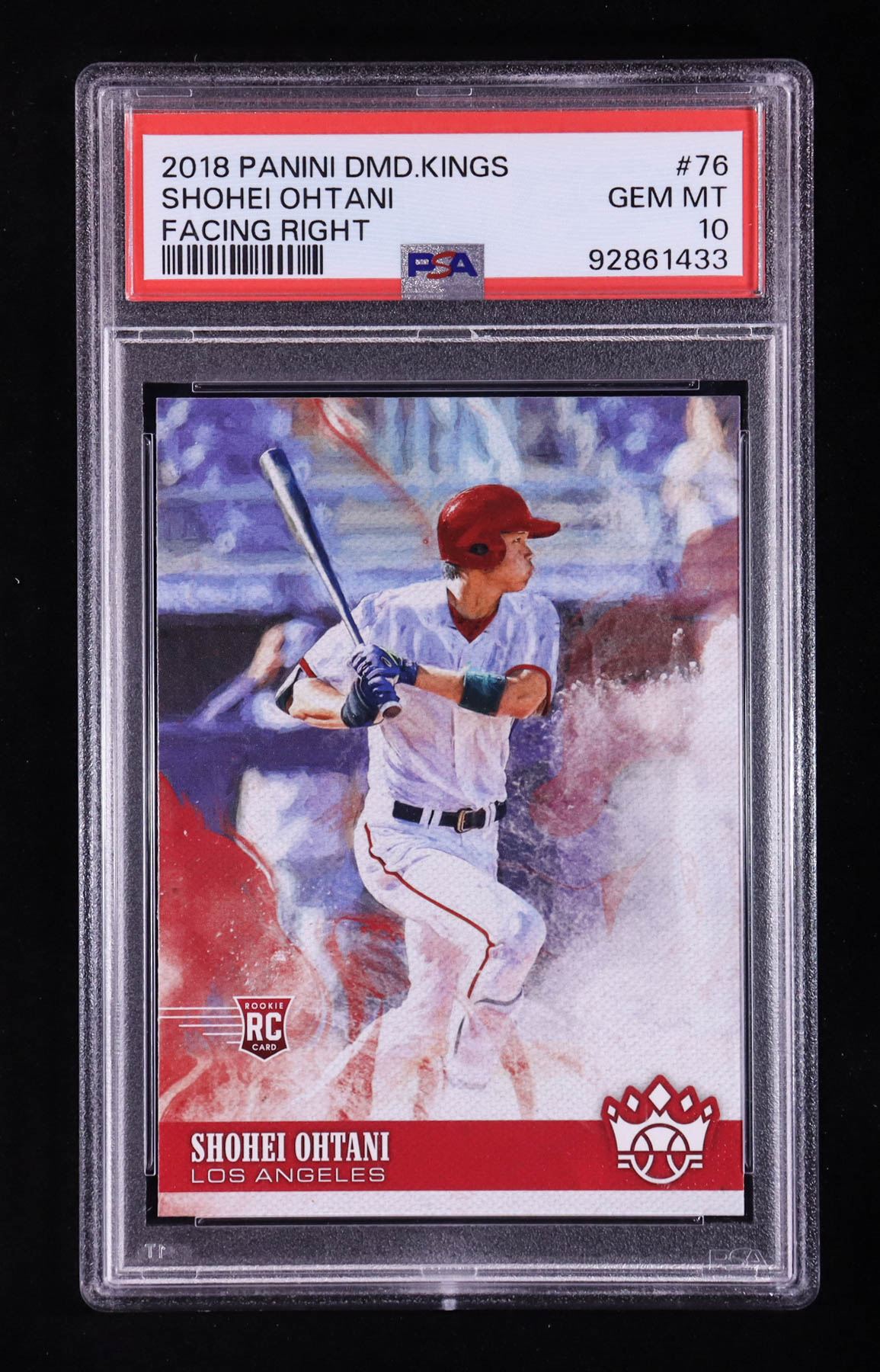 Shohei Ohtani 2018 Diamond Kings #76 RC (PSA 10) at PristineAuction.com Shohei Ohtani 2018 Diamond Kings #76 RC (PSA 10) at PristineAuction.com