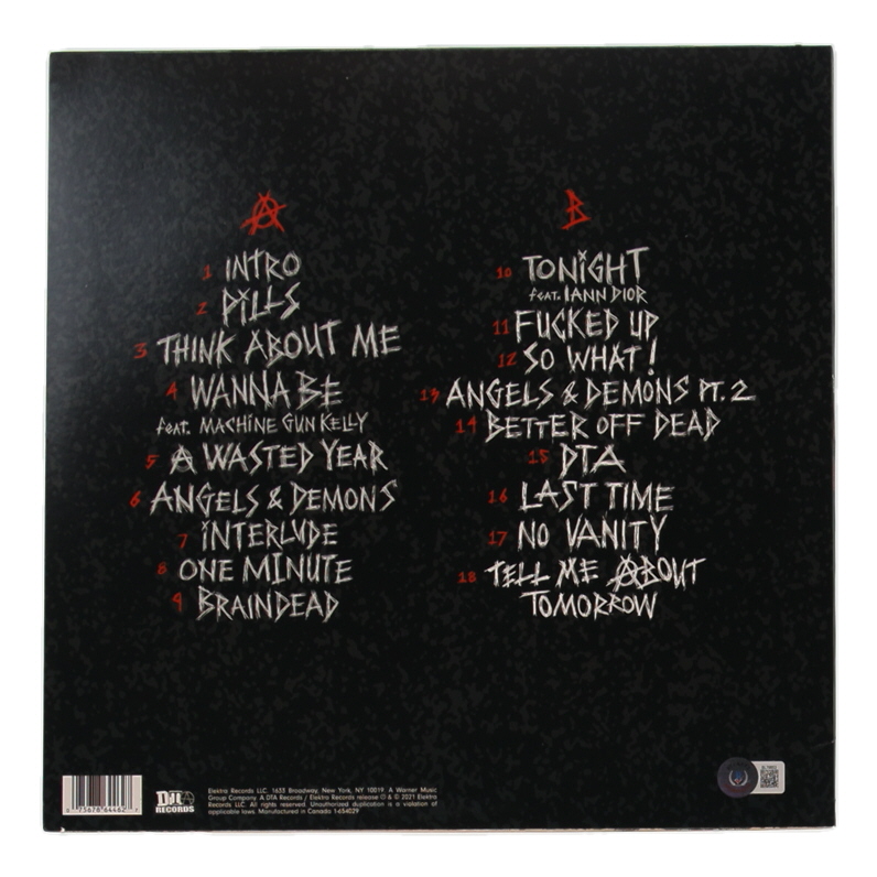 Jaden "JXDN" Hossler Signed "Tell Me About Tomorrow" Vinyl Record Album (Beckett) at PristineAuction.com Jaden "JXDN" Hossler Signed "Tell Me About Tomorrow" Vinyl Record Album (Beckett) at PristineAuction.com