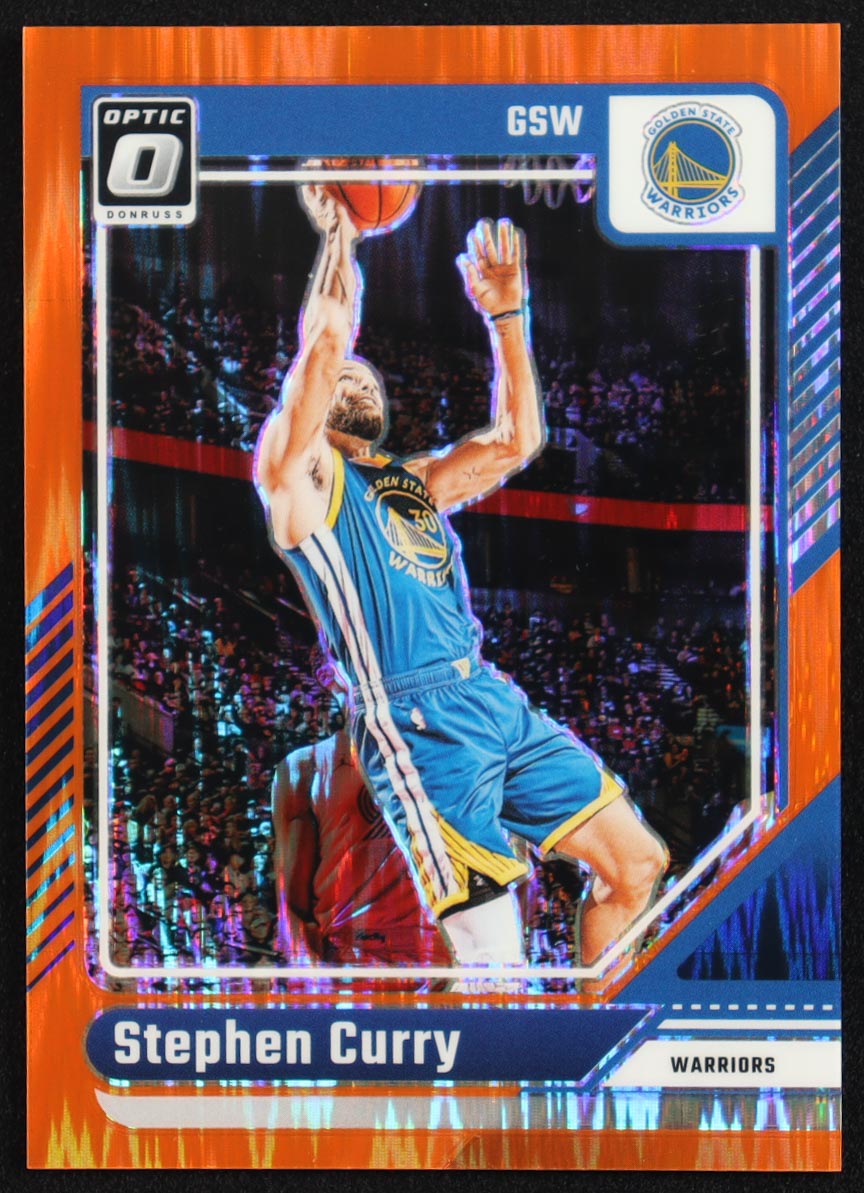 Stephen Curry 2024-25 Donruss Optic Orange Shock #155 #135/225 at PristineAuction.com Stephen Curry 2024-25 Donruss Optic Orange Shock #155 #135/225 at PristineAuction.com