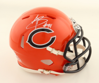 Austin Booker Signed Bears Speed Mini Helmet (JSA) at PristineAuction.com