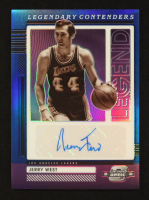 Jerry West 2021-22 Panini Contenders Optic Legendary Contenders Blue Auto #LCA-JWS at PristineAuction.com