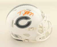 Tyrique Stevenson Signed Bears Salute To Service Alternate Speed Mini Helmet (JSA) at PristineAuction.com