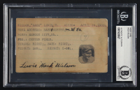 Hack Wilson Signed Vintage 3x5 Index Card (BGS) at PristineAuction.com
