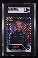 Alexander Albon 2023 Topps Chrome Formula 1 Checker Flag Refractor #61 (SGC 10) at PristineAuction.com