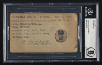 Earl Whitehill Signed Vintage 3x5 Index Card (BGS) at PristineAuction.com