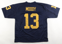 Jake Moody Signed Jersey Inscribed "Michigan All Time Leading Scorer" (Playball Ink) at PristineAuction.com