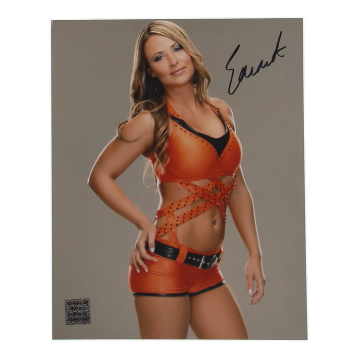 Emma Signed WWE 8x10 Photo (Playball Ink) at PristineAuction.com Emma Signed WWE 8x10 Photo (Playball Ink) at PristineAuction.com