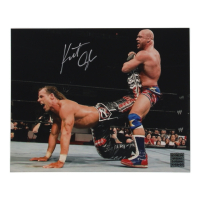 Kurt Angle Signed WWE 8x10 Photo (Playball Ink) at PristineAuction.com