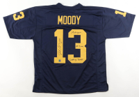 Jake Moody Signed Jersey Inscribed "Michigan All Time Leading Scorer" (Playball Ink) at PristineAuction.com