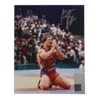 Kurt Angle Signed WWE 8x10 Photo (Playball Ink) at PristineAuction.com