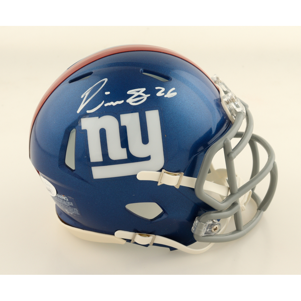Devin Singletary Signed Giants Speed Mini Helmet (JSA) at PristineAuction.com