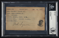 Ted Lyons Signed Vintage 3x5 Index Card (BGS) at PristineAuction.com