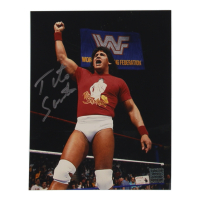 Tito Santana Signed WWE 8x10 Photo (Playball Ink) at PristineAuction.com