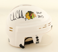Chris Chelios Signed Blackhawks Mini Helmet Inscribed "HOF 2013" (JSA) at PristineAuction.com