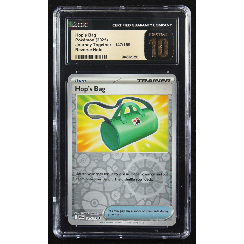 Hop's Bag 2025 Pokemon Journey Together #147 (CGC Pristine 10) at PristineAuction.com