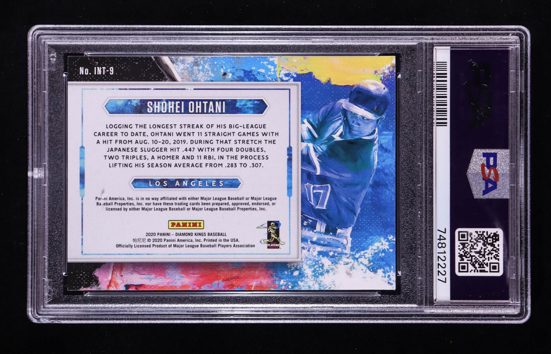 Shohei Ohtani 2020 Diamond Kings In The Zone #9 (PSA 10) at PristineAuction.com Shohei Ohtani 2020 Diamond Kings In The Zone #9 (PSA 10) at PristineAuction.com