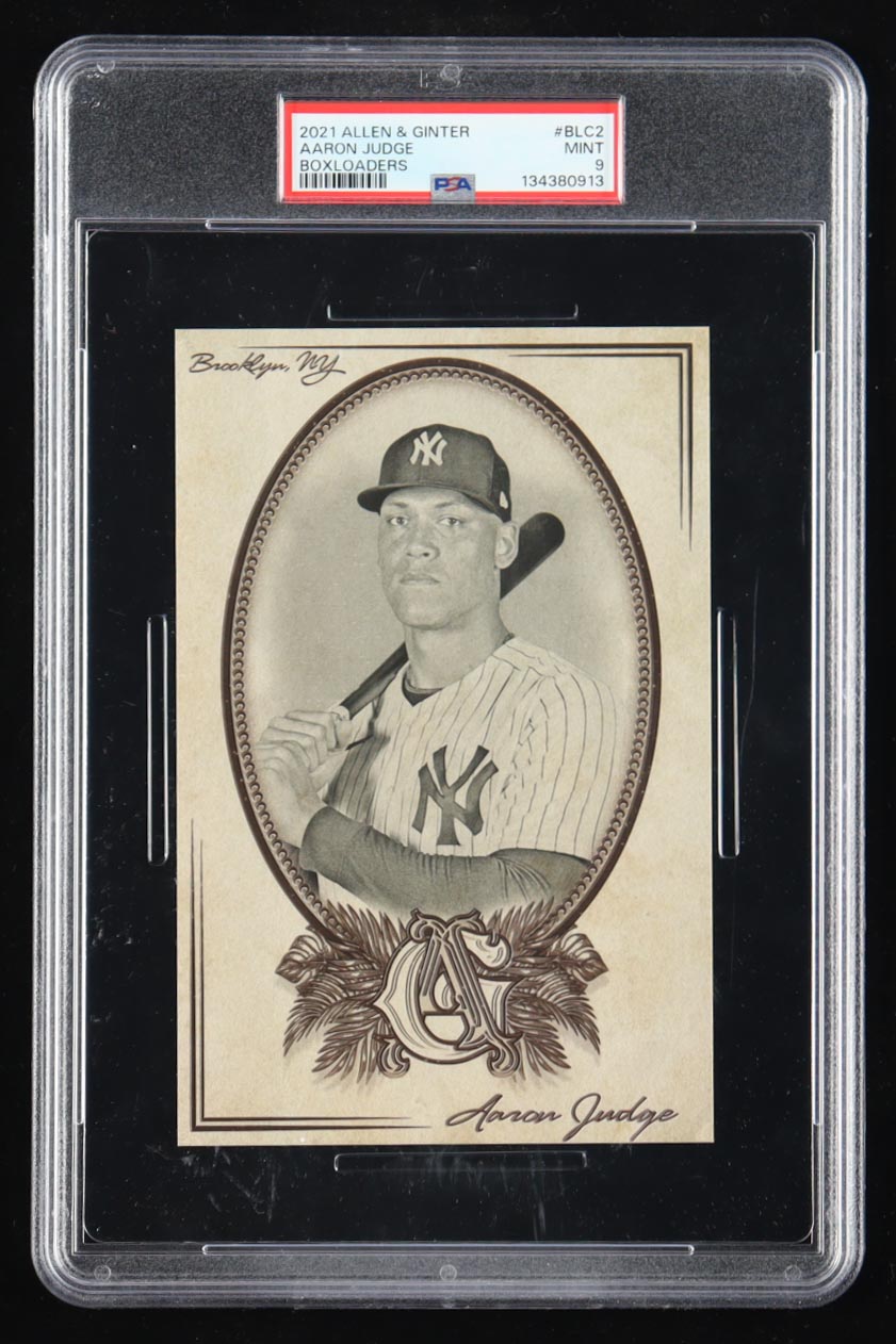 Aaron Judge 2021 Topps Allen & Ginter Boxloader Jumbo #BLC2 (PSA 9) at PristineAuction.com Aaron Judge 2021 Topps Allen & Ginter Boxloader Jumbo #BLC2 (PSA 9) at PristineAuction.com