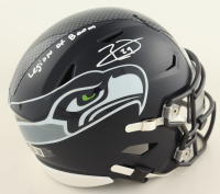 Earl Thomas Signed Seahawks Mid-Size SpeedFlex Helmet With Visor Inscribed "Legion of Boom" (Beckett) at PristineAuction.com