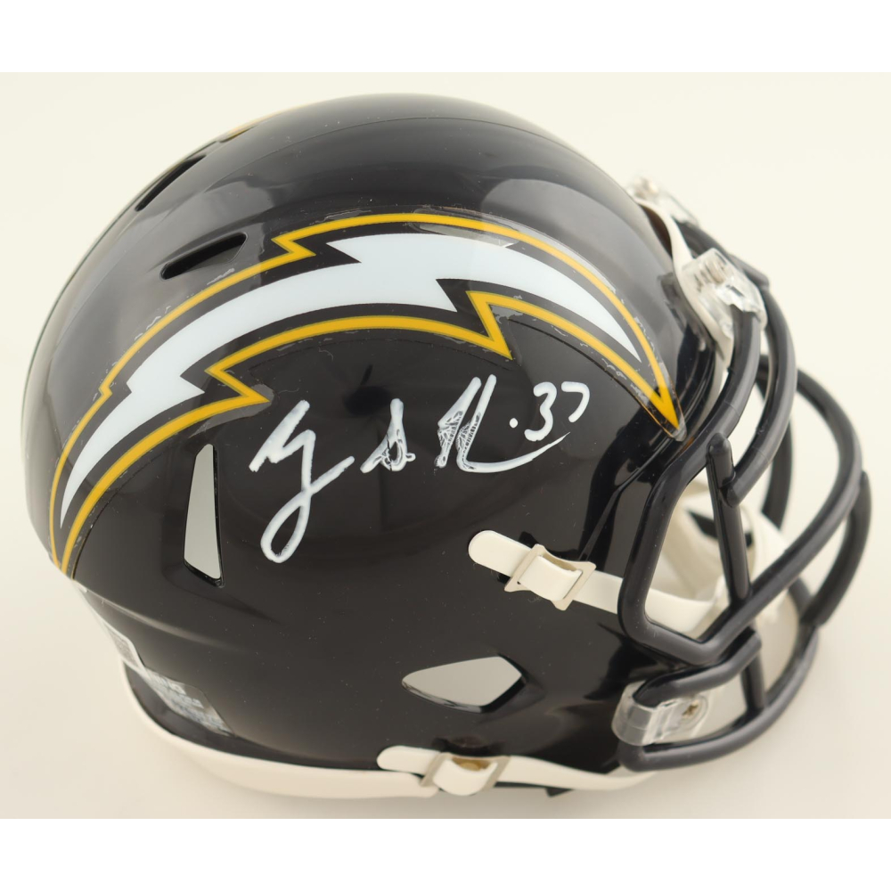 Rodney Harrison Signed Throwback Alternate Chargers Speed Mini Helmet (Beckett) at PristineAuction.com