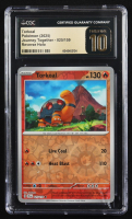 Torkoal 2025 Pokemon Journey Together #025 (CGC Pristine 10) at PristineAuction.com