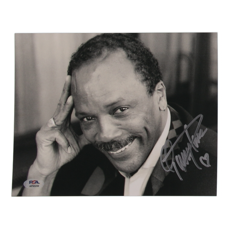 Quincy Jones Signed 8x10 Photo (PSA) at PristineAuction.com Quincy Jones Signed 8x10 Photo (PSA) at PristineAuction.com