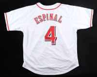Santiago Espinal Signed Jersey (Playball Ink) at PristineAuction.com